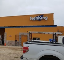 Sign King fascia on the Harmon Industrial Park shop